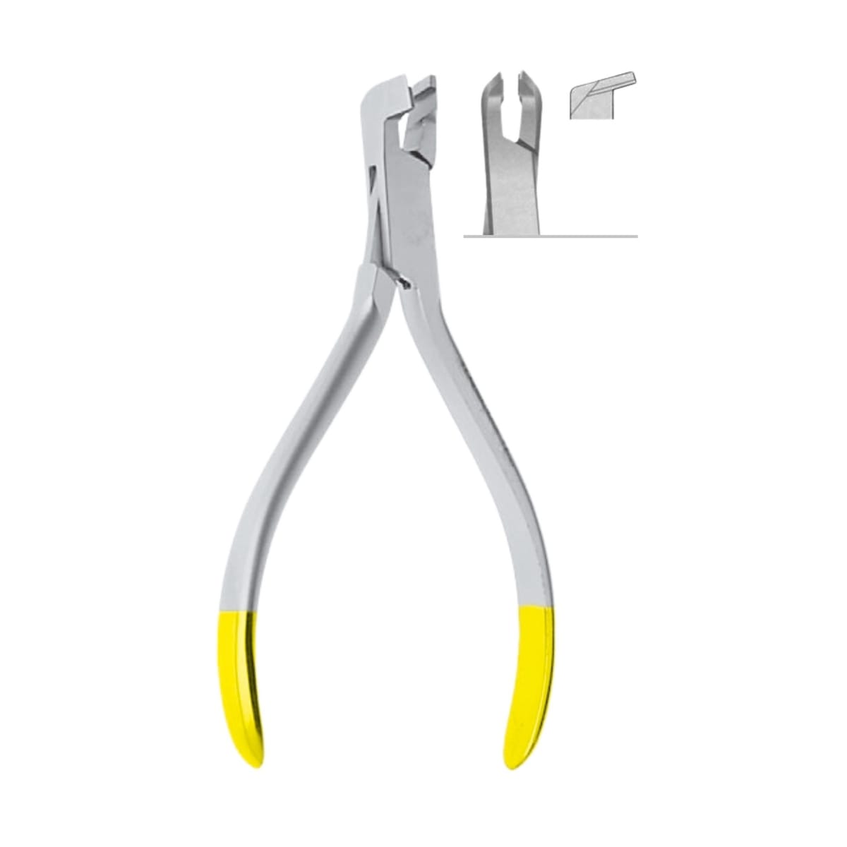 Distal End Cutter with safety hold, ◯ Ø 0,35mm / .014”, ▢ 0.55x0.64mm / .021”x.025, 12.5cm, TC 4601 – ErgoDenta ApS, Sonstige chirurgische Instrumente
