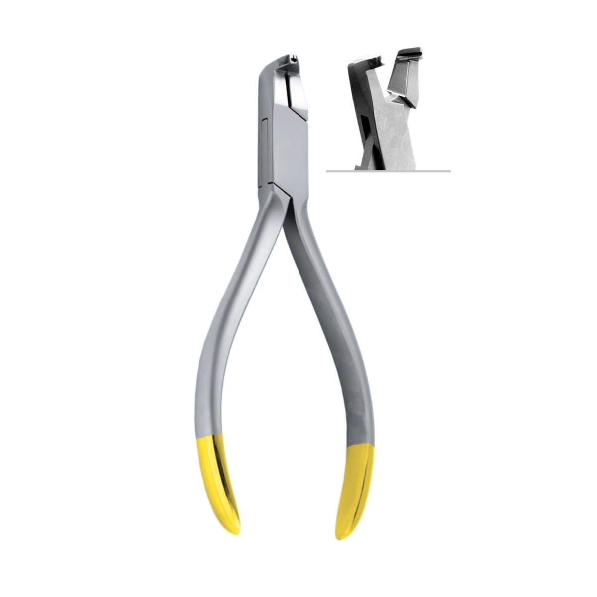 Flush Cutter, ▢ 0.55x0.64mm / .021x.025” ,◯ 0,4mm / .016”,13cm,TC 4610 – ErgoDenta ApS, Zangen