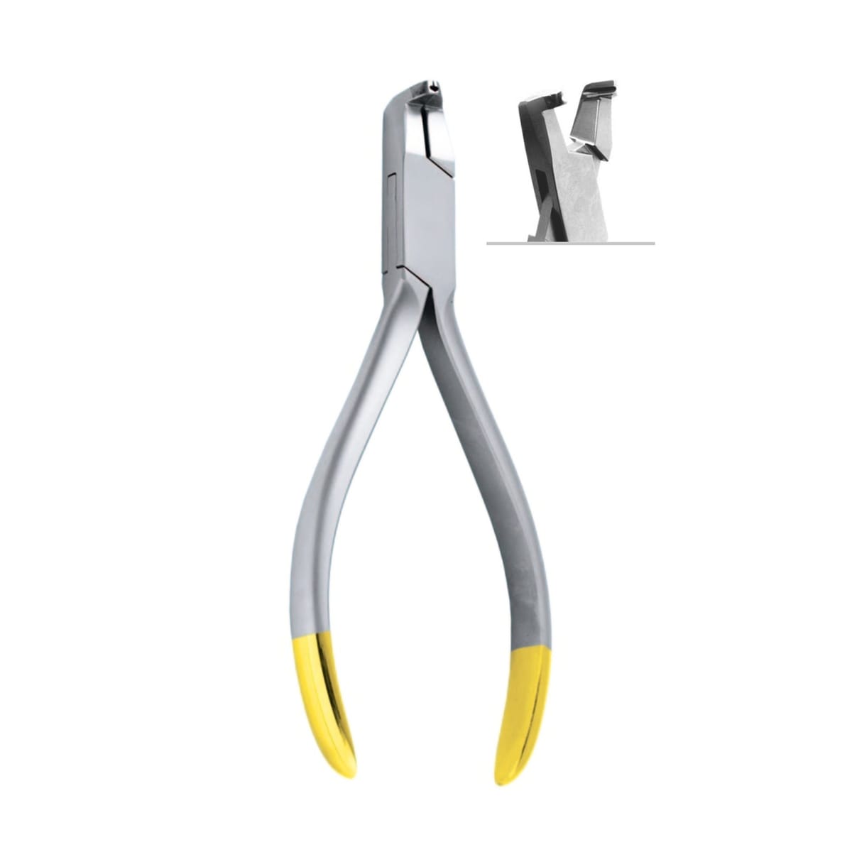 Flush Cutter, ▢ 0.41x0.55mm / .016x.021” ,◯ 0,3mm / .012”,13cm,TC 4611 – ErgoDenta ApS, Zangen