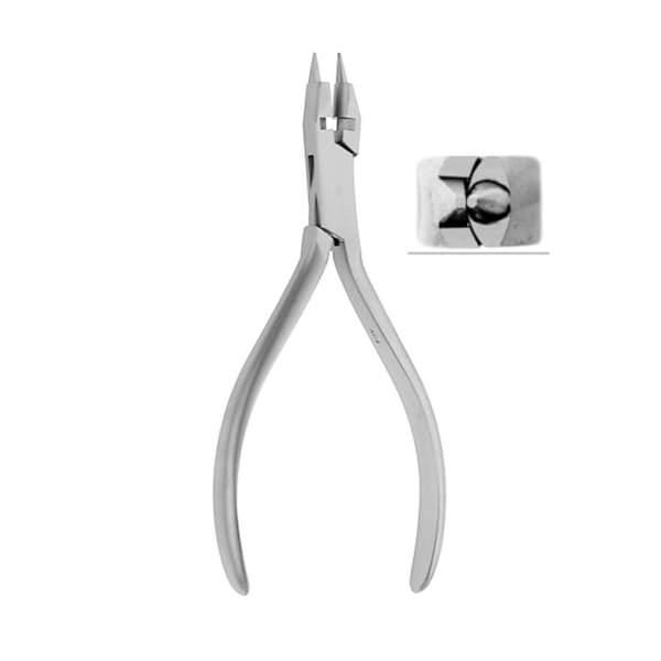 Lightwire Bird Beak Pliers with Cutter, ◯ Max. Ø 0,6mm / .024” 4654