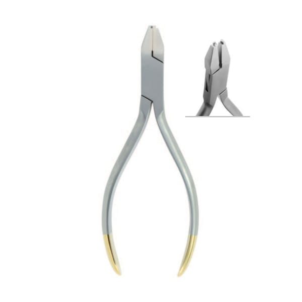 Crimpable Arch Wire Hook Pliers for surgical ball hooks straight, 14cm,TC 4717
