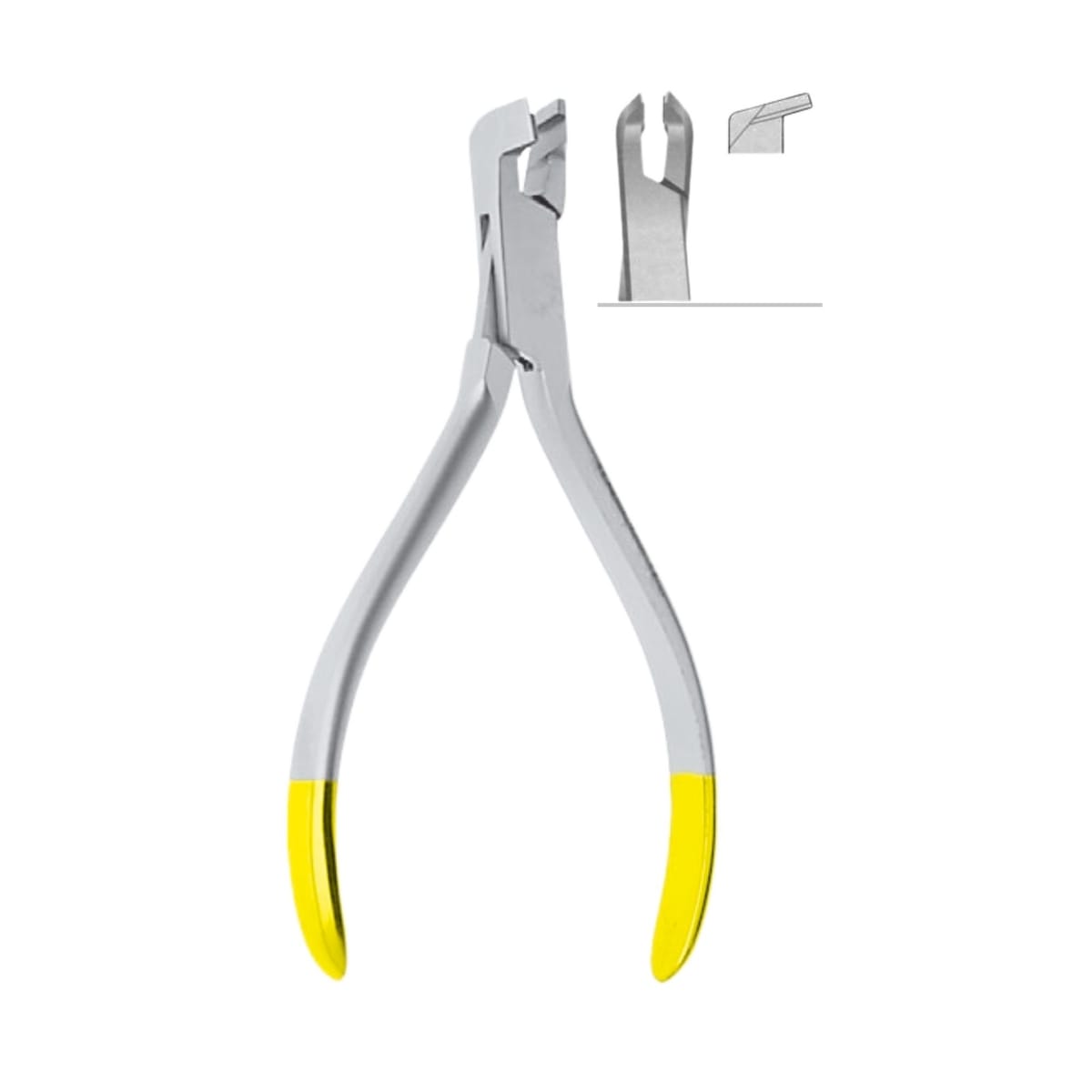 Distal End Cutter with safety hold, ◯ Ø 0,35mm / .014”, ▢ 0.55x0.64mm / .021”x.025, 15cm, TC 4602 – ErgoDenta ApS, Sonstige chirurgische Instrumente
