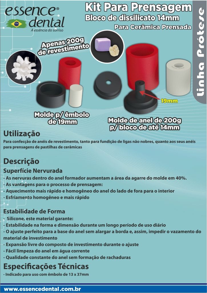 Anel Bloco 14 mm – ESSENCE DENTAL IMP.EXP.LTDA, Matrizen