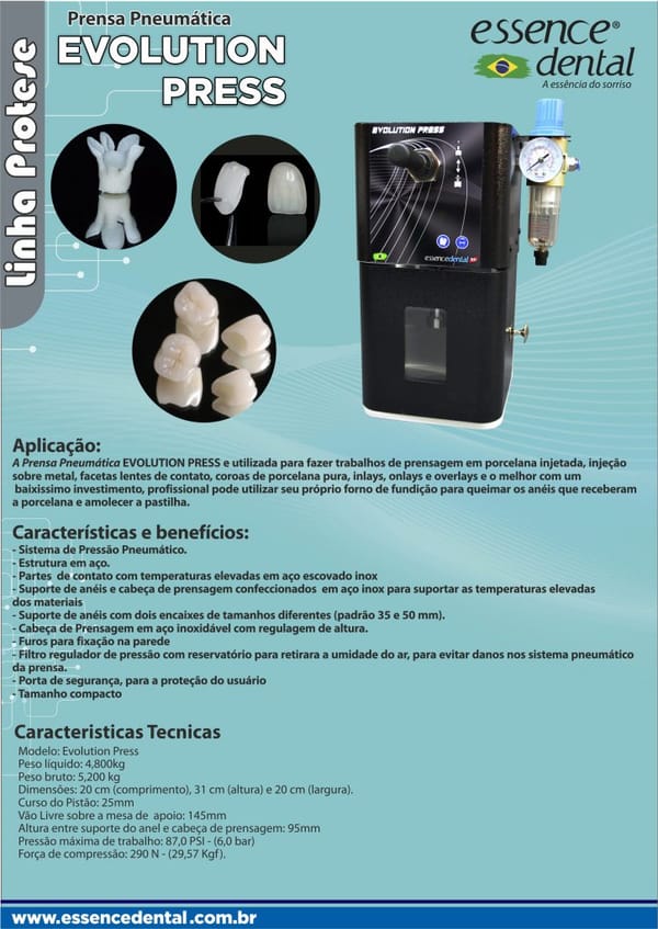 PNEUMATISCHE PRESSE EVOLUTION PRESS