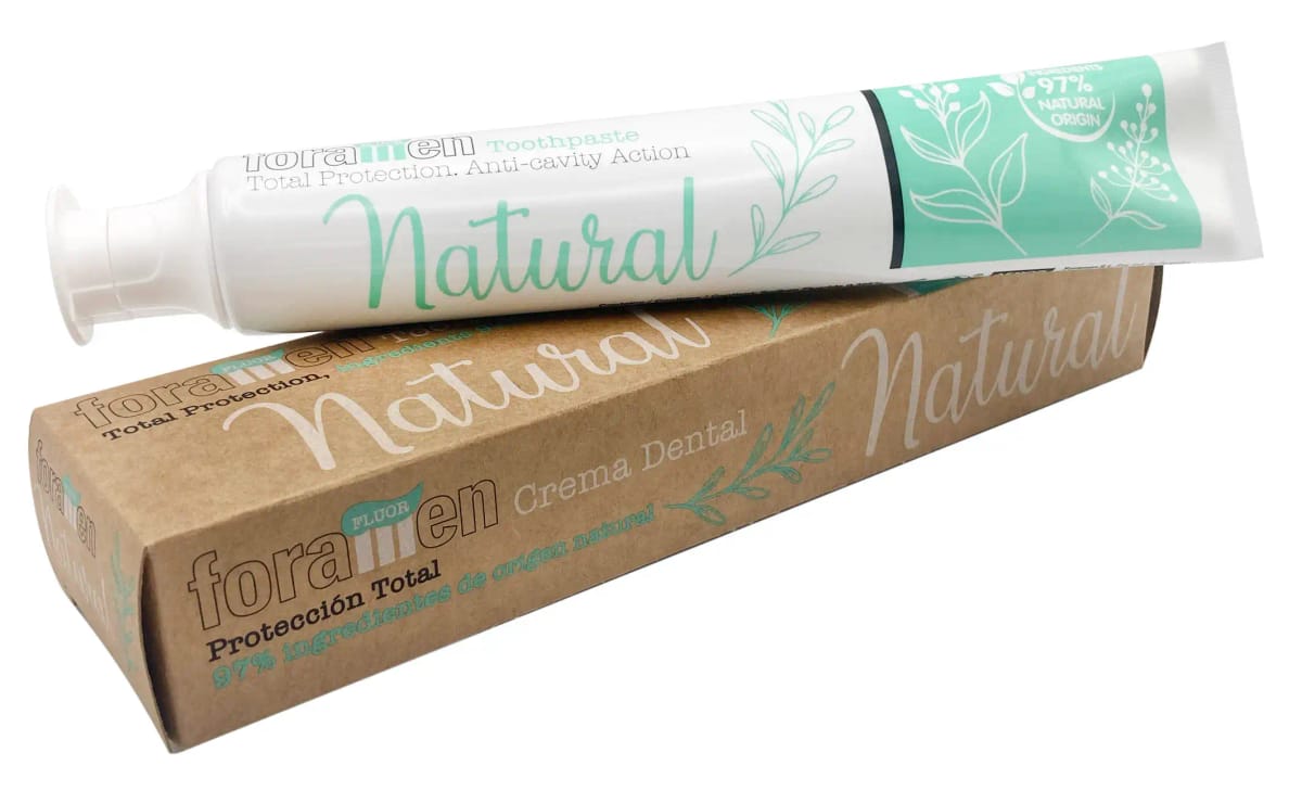 NATURAL Zahnpasta Vollschutz Kariesschutz 75 ml – FORAMEN SL, Zahnpasta