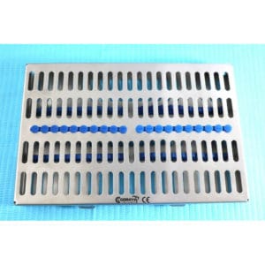 GERMAN DENTAL AUTOCLAVE STERILIZATION CASSETTE RACK BOX TRAY FOR 20 INSTRUMENT