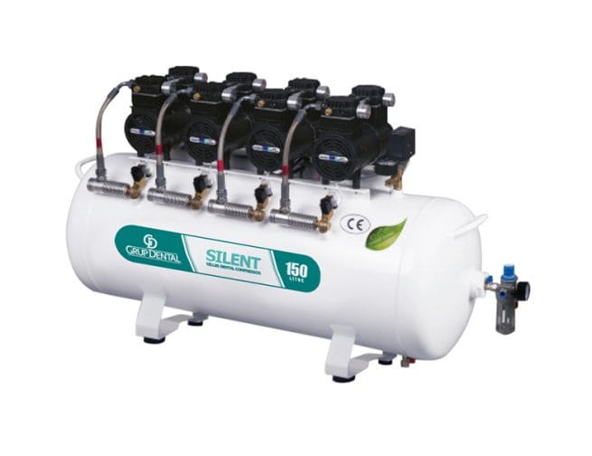GP SILENT 150LT 8HP Dental Kompresör – Grup Dental Medikal, Kompressoren + Absaugung