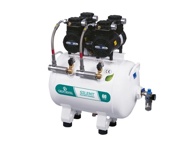 GP SILENT 60LT 4Hp Dental Kompresör – Grup Dental Medikal, Kompressoren + Absaugung