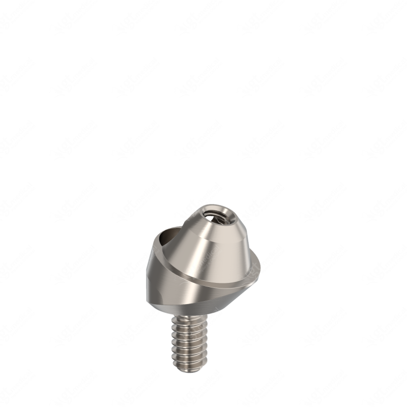 MU Angled Transepithelial with screw, G3.0mm, A17° compatible with Best Fit® e-Clean Mini (055 HXE) G05064 – GT-Medical S.L., Abutments