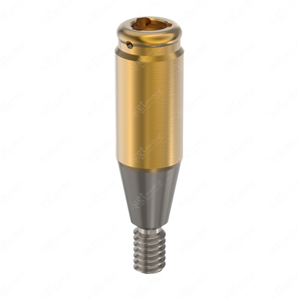 Loc. Abutment + Processing Package, G6.0mm compatible with Dentsply® Astra® 4.5/5.0 Lilac G20559