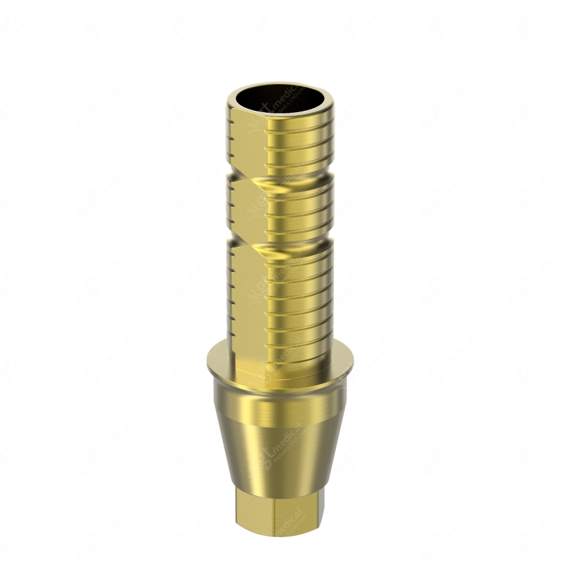 Straight Ti-Base, Non Rotational, G1.5mm compatible with Dentsply® Astra® 4.5/5.0 Lilac G36299 – GT-Medical S.L., Abutments