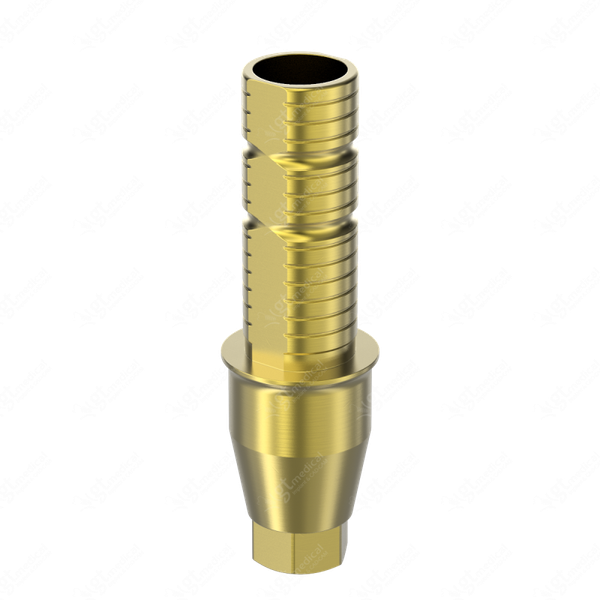 Straight Ti-Base, Non Rotational, G2.5mm compatible with Dentsply® Astra® 4.5/5.0 Lilac G36301