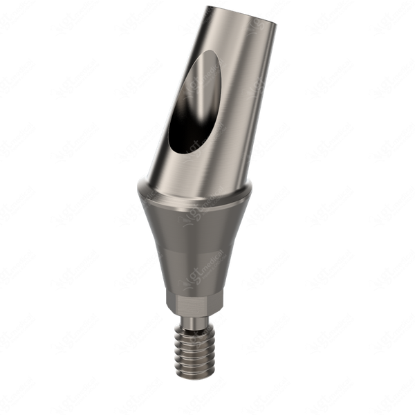 Angled Abutment with Screw, G4.0mm, A25°, D5.5mm compatible with Best Fit® s-Clean Regular/Wide D15008