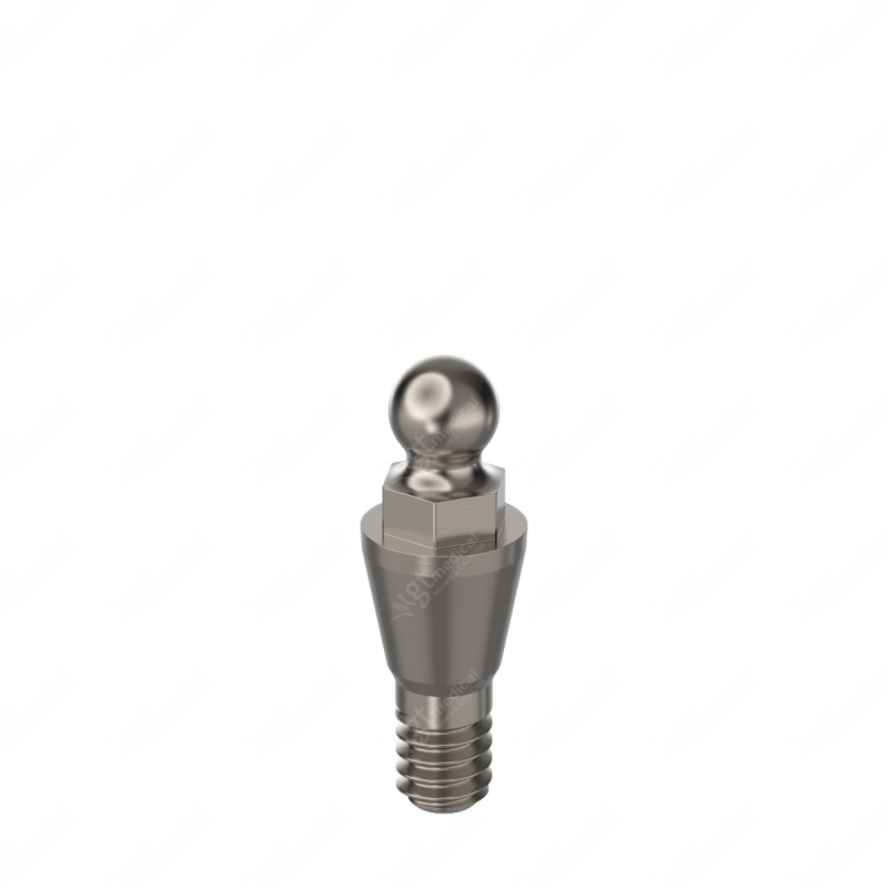 Ball Abutment, G0.0mm compatible with Best Fit® s-Clean Regular/Wide D16001 – GT-Medical S.L., Abutments