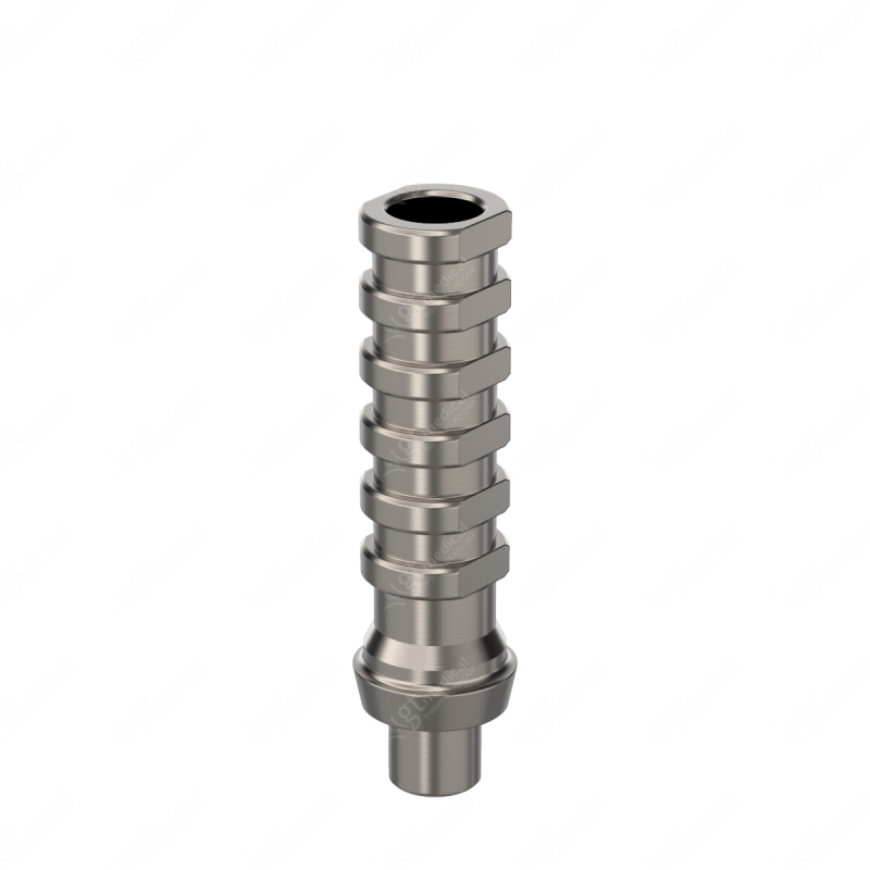 Temporary Abutment, Univ, Rotational, Titanium compatible with Biomet 3i® Certain® P3.4 G009135 – GT-Medical S.L., Abutments