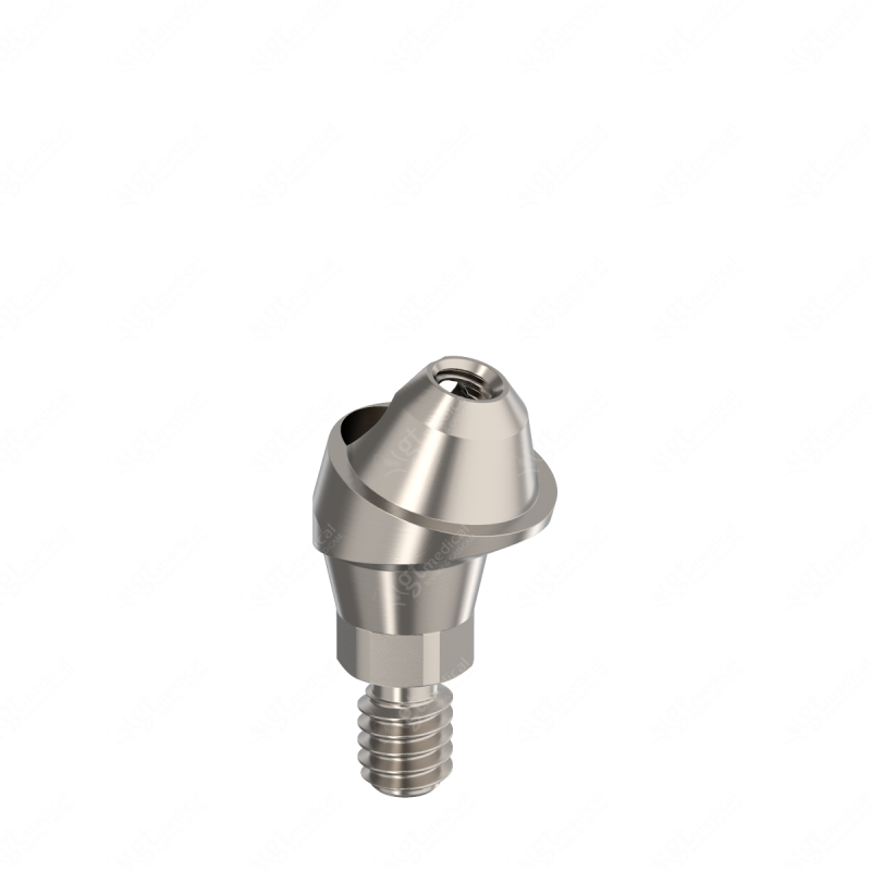 MU Angled Transepithelial with screw, G2.5mm, A17° compatible with Nobel Biocare® Conical Connection RP G15216 – GT-Medical S.L., Abutments