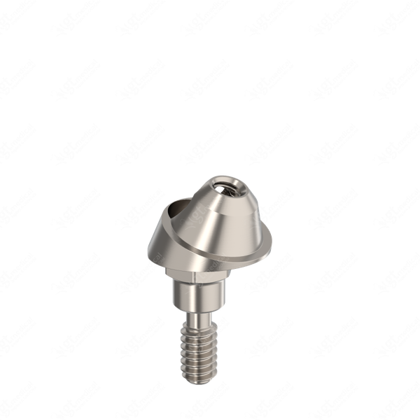 MU Angled Transepithelial with screw, G2.0mm, A17° compatible with Biomet 3i® Certain® P4.1 G15225