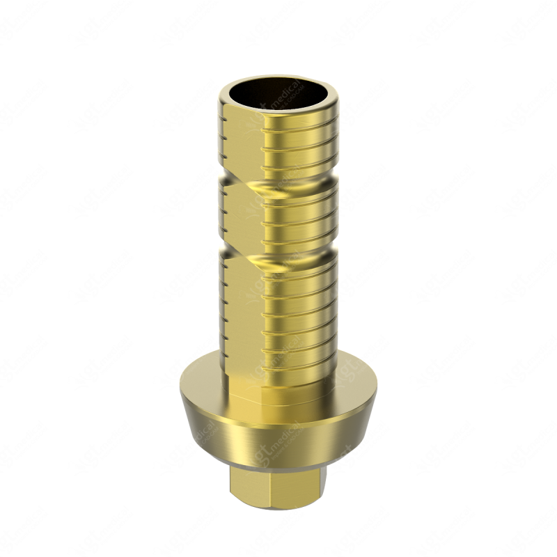 Straight Ti-Base, Non Rotational, G1.5mm compatible with Zimmer® TSV®/TSX® P4.5 G36282 – GT-Medical S.L., Abutments