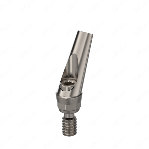 Angled Abutment with Screw, A25° compatible with Straumann® Tissue Level RN® D25001