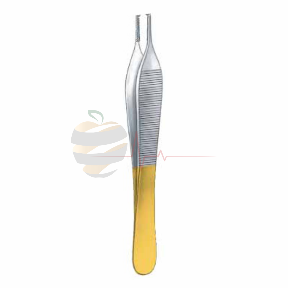 TC Adson Tweezer (12cm, Gold-Plated End) – Hospimed Mfg, Pinzetten