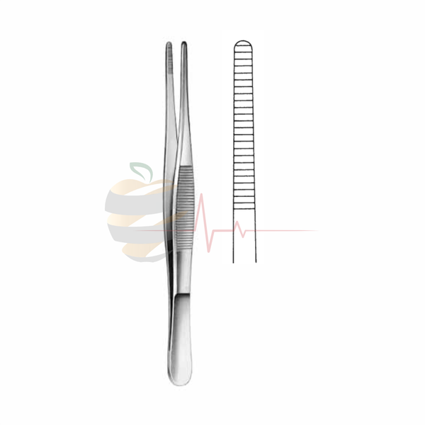 Dressing & Tissue Forceps (16cm, Slender Pattern)
