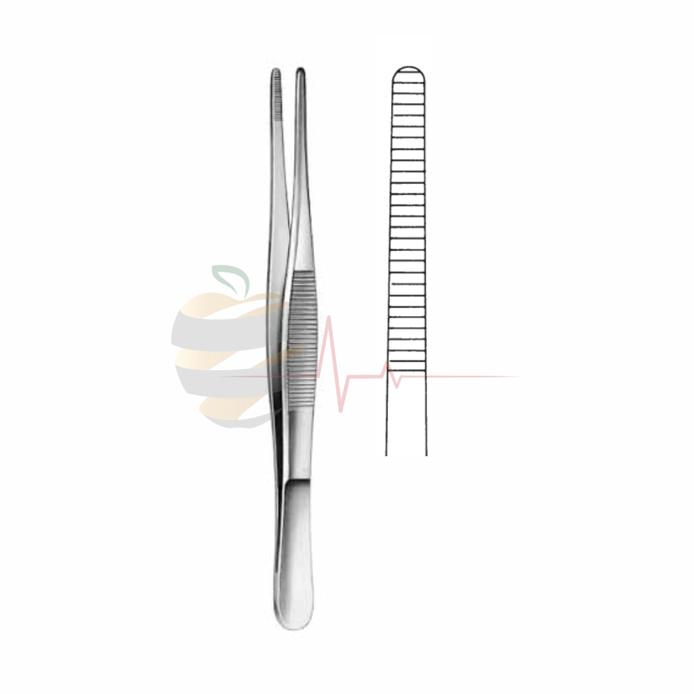 Dressing & Tissue Forceps (18cm, Slender Pattern) – Hospimed Mfg, Pinzetten