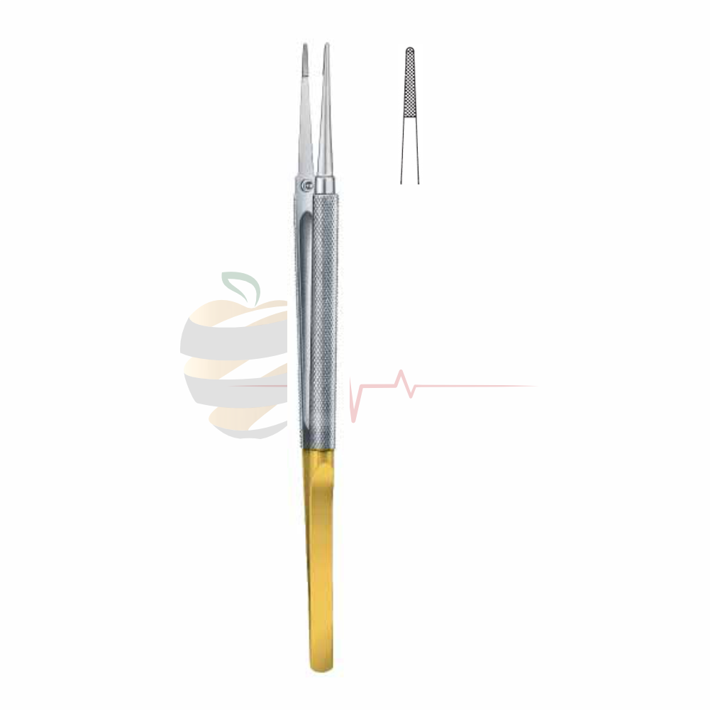 Jaboma Forceps – Gold Plated End (18 cm) – Hospimed Mfg, Pinzetten