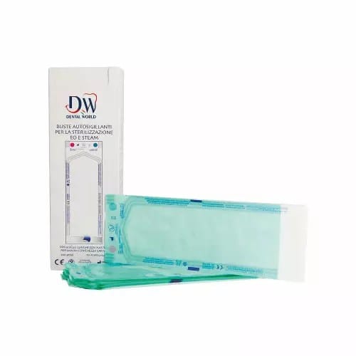 Buste sterilizzanti – DENTAL WORLD srl, Sterilisationsschläuche und -beutel