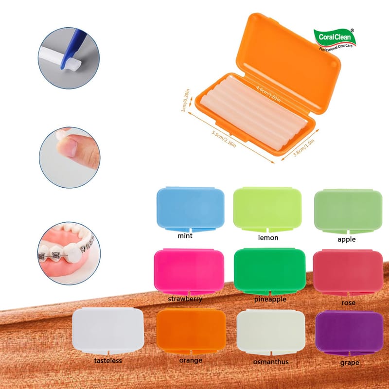 Oral Scented Orthodontic Wax Dental Ortho Wax Pattern Dental Wax Tip – Coral Healthcare Products Manufacturer Co., Ltd., Kieferorthopädie