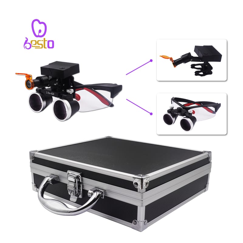 Dental Loupes 2.5/3.5x Magnifier Lab Medical Magnification Binocular Magnifier Headlight Headlamp 5W Dental Equipment – BESTDENT FOSHAN MEDICAL EQUIPMENT CO.,LTD, Lupenbrillen und Mikroskope