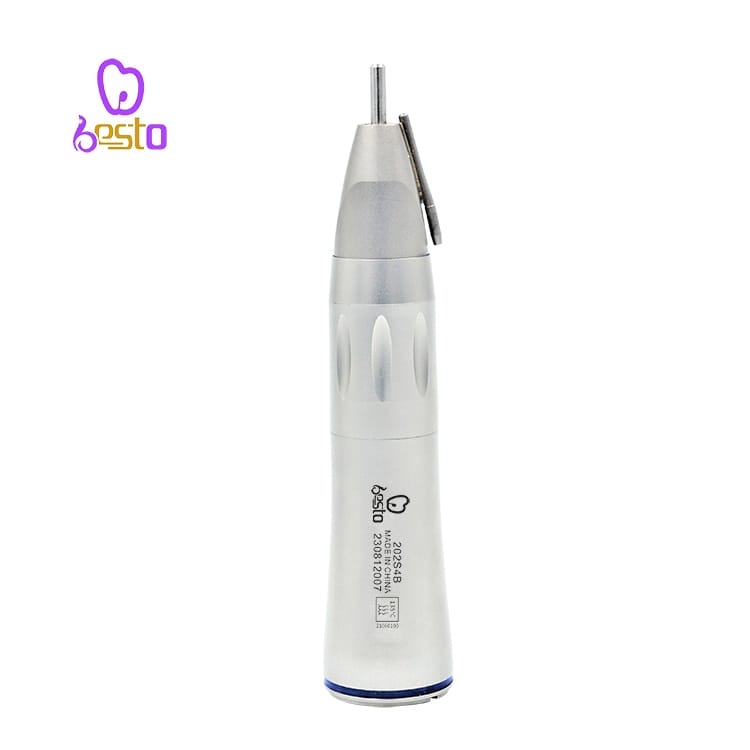 Dental Fiber Optic Straight Handpiece Double Water Spray Stainless Steel Dental Low Speed Handpiece – BESTDENT FOSHAN MEDICAL EQUIPMENT CO.,LTD, Übertragungsinstrumente