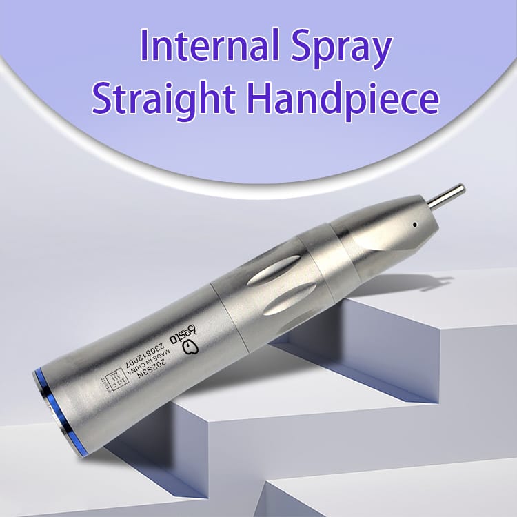 Dental Straight Handpiece Internal Spray with Ceramic Bearings Stainless Steel Low Speed Straight Handpiece – BESTDENT FOSHAN MEDICAL EQUIPMENT CO.,LTD, Übertragungsinstrumente