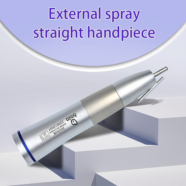 Internal Spray Low Speed Straight Handpiece with Ceramic Bearings – BESTDENT FOSHAN MEDICAL EQUIPMENT CO.,LTD, Übertragungsinstrumente