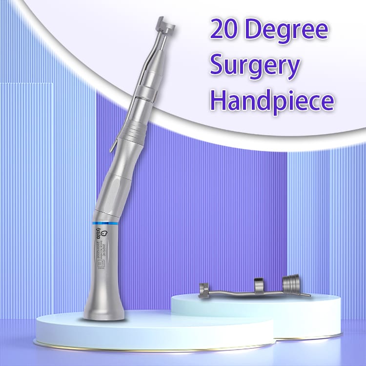 Dental Surgical Handpiece 20 Degree Air Turbine Stainless Steel Surgical Straight Dental Handpiece – BESTDENT FOSHAN MEDICAL EQUIPMENT CO.,LTD, Übertragungsinstrumente