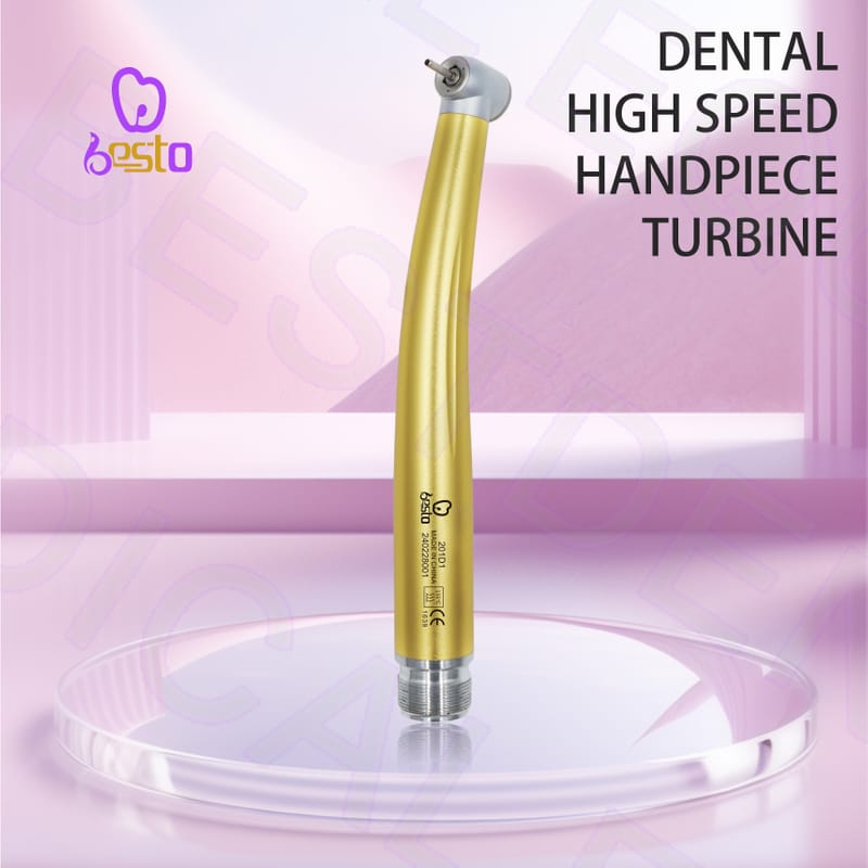High Speed Triple Water Spray Dental Handpiece Good Quality Air Turbine Dental Handpiece Dentistry Equipment – BESTDENT FOSHAN MEDICAL EQUIPMENT CO.,LTD, Übertragungsinstrumente