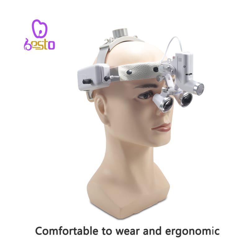 Dental LED Head Light Lamp 5W 2.5X 3.5X Dentisit Surgical Headlight Magnification Binocular Loupes For Lab Equipment – BESTDENT FOSHAN MEDICAL EQUIPMENT CO.,LTD, Lupenbrillen und Mikroskope