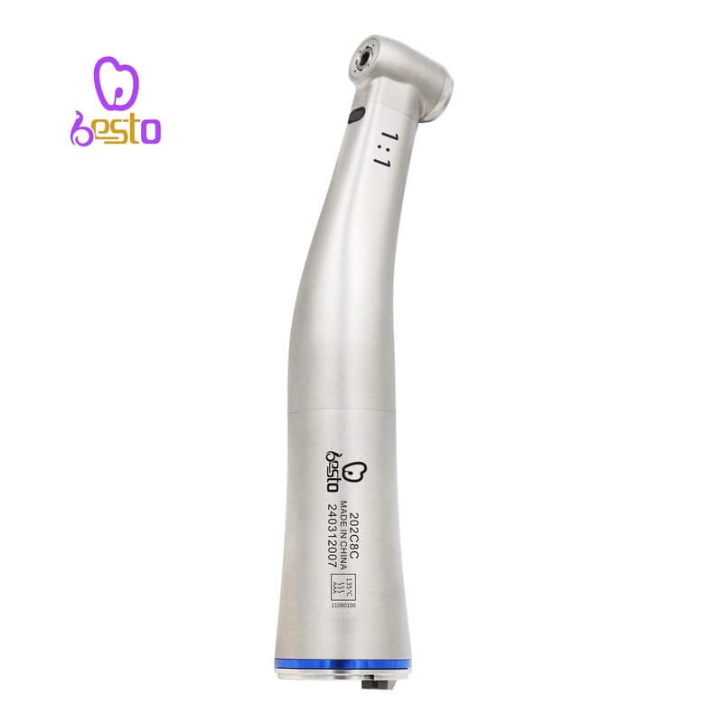 Dental 1:1 Fiber Optic Contra Angle Stailess Steel 4 Holes Spray Low Speed handpiece Dental Handpiece – BESTDENT FOSHAN MEDICAL EQUIPMENT CO.,LTD, Übertragungsinstrumente