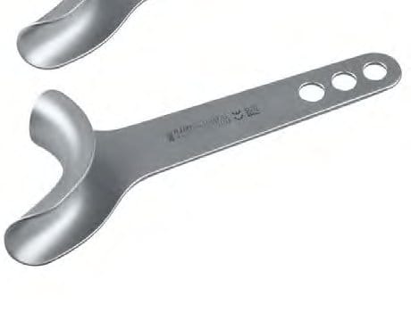 ZEPF Photography and Cheek Retractor, 1/2 Left, Stainless Steel