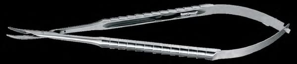 Mikro-Nadelhalter SpinLock, gebogen, 18 cm, Wolframcarbid-Beschichtung
