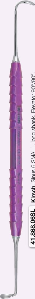 Kirsch Sinus 6 SMALL, laenger Schaft, Elevator 90/90 Grad (optional)