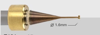 CORiTEC T-Werkzeug 90° T121 - 1.6x 0.7 | 6.0 mm (d = 0,65 mm, l = 7,5 mm, Dreischneider)