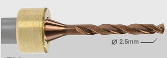 CORiTEC Bohrwerkzeug T80 - 2.5 | 6.0 mm (l = 22 mm)