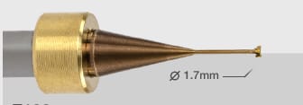 CORiTEC T-Werkzeug 90° T122 - 1.7 x 0.7 | 6.0 mm (d= 0,65 mm, l = 8,0 mm, Dreischneider)