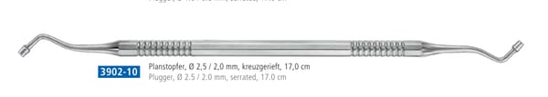 Plugger Serrated 2.5/2.0mm