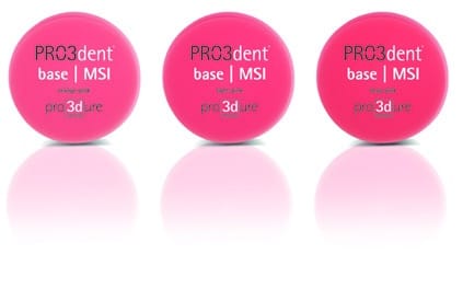 PRO3dent flex base | MSI – pro3dure medical, Ronden