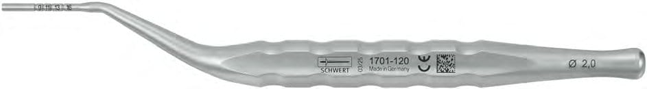 Osteotome, concave, angulated, 2.0 mm – Schwert, Systemunabhängige Instrumente und Zubehör