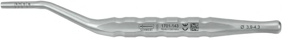 Osteotome, concave, angulated, 3.9/4.3 mm – Schwert, Systemunabhängige Instrumente und Zubehör