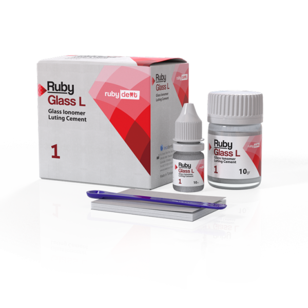 RubyGlass L – Inci Dental Tibbi Malz. San. Ve Tic. Ltd. Sti., Zemente