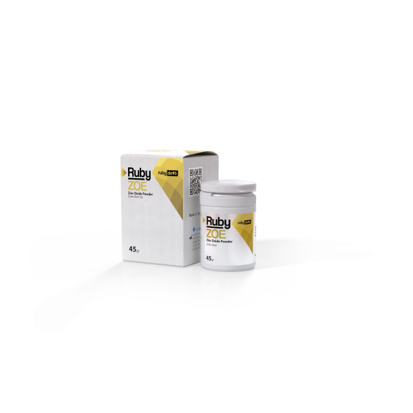 RubyZoe Zinc Oxide Powder – Inci Dental Tibbi Malz. San. Ve Tic. Ltd. Sti., Befestigungs-/ Unterfüllungszemente