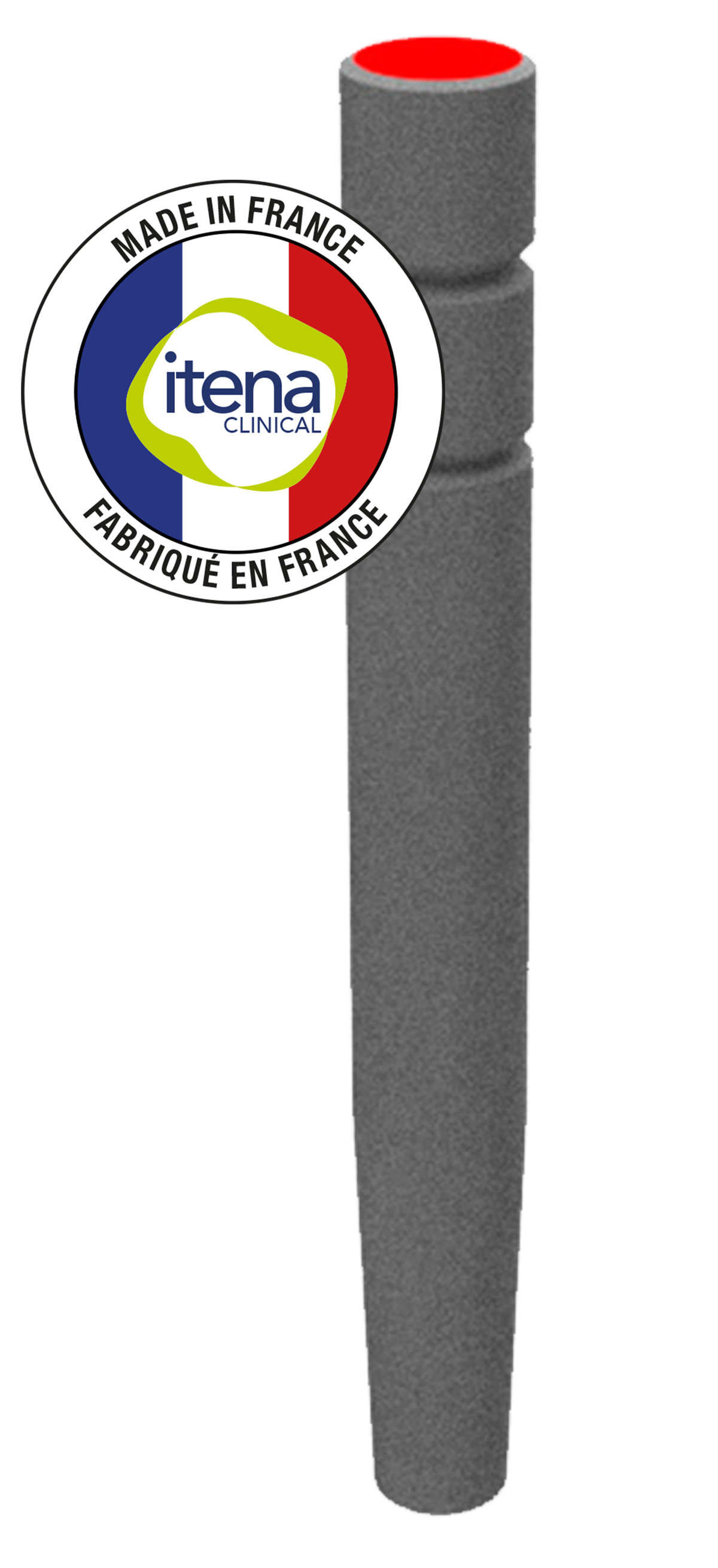 Dentoclic Long Red Sandblasted Titanium posts TIRL20-02 – ITENA Clinical, Stiftsysteme